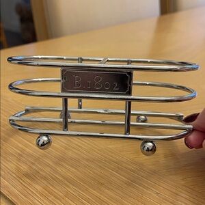 BEEKMAN 1802 soap/hand cream silver caddy